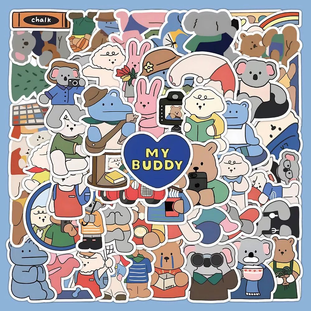 Buddy Sticker (Random 15 Pieces)