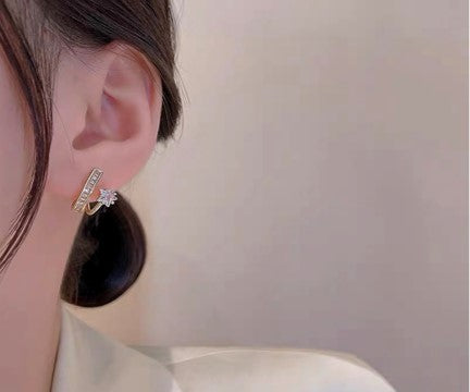 Double Line Earring