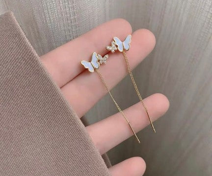 Butterfly Chain Earring